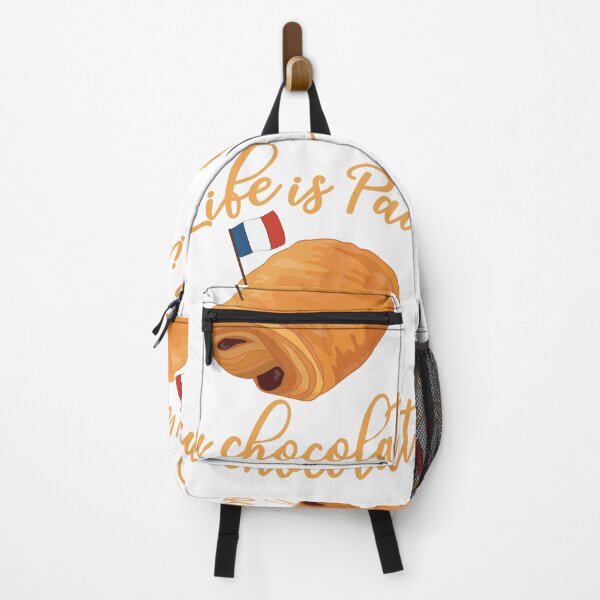 Item preview, Life is Pain Au Chocolat Funny French Pastry Chocolate designed and sold by TheInkElephant.