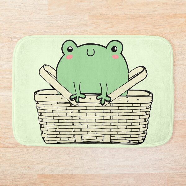 Item preview, Frog in Basket Cute Basic Cartoon designed and sold by Pink Ribbon.