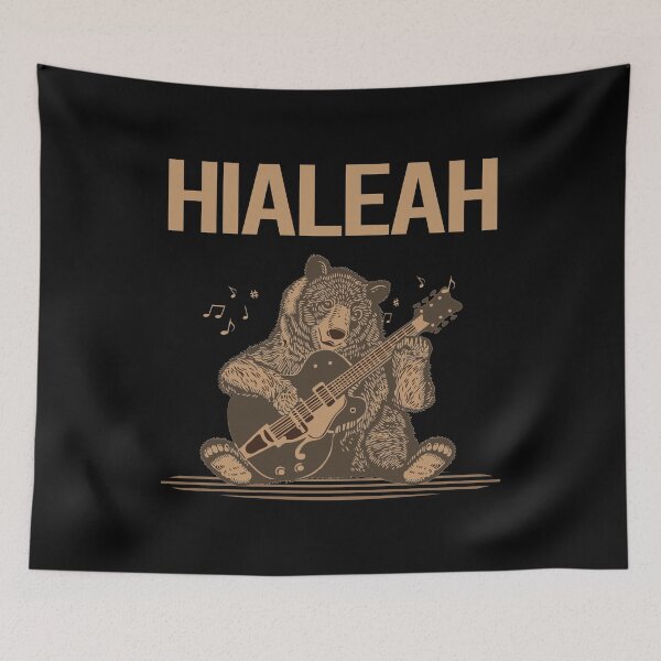 Item preview, Bear With Guitar Hialeah designed and sold by hurseslossb.