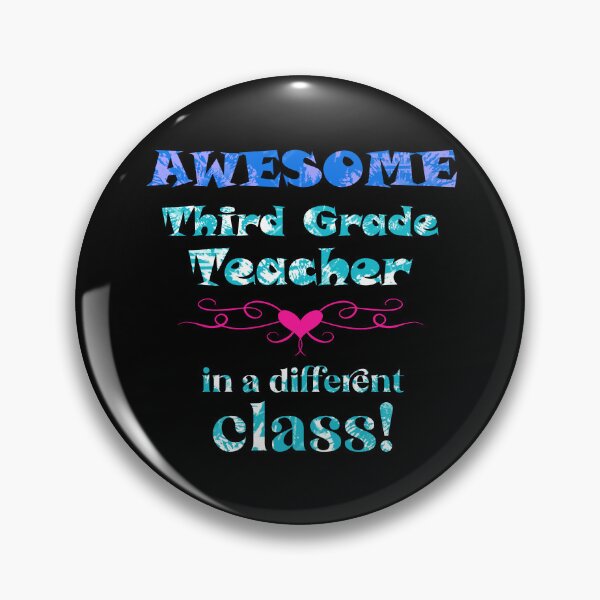 Item preview, AWESOME Third Grade Teacher in a different class! designed and sold by captainpeter.