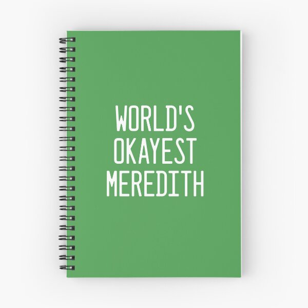 Item preview, World's Okayest Meredith designed and sold by TimespunThreads.