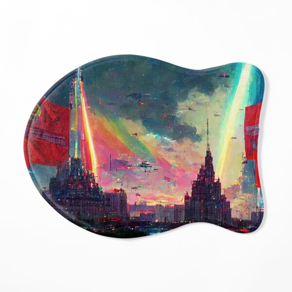 Fully Automated Luxury Gay Space Communism Landscape II Cat Mat
