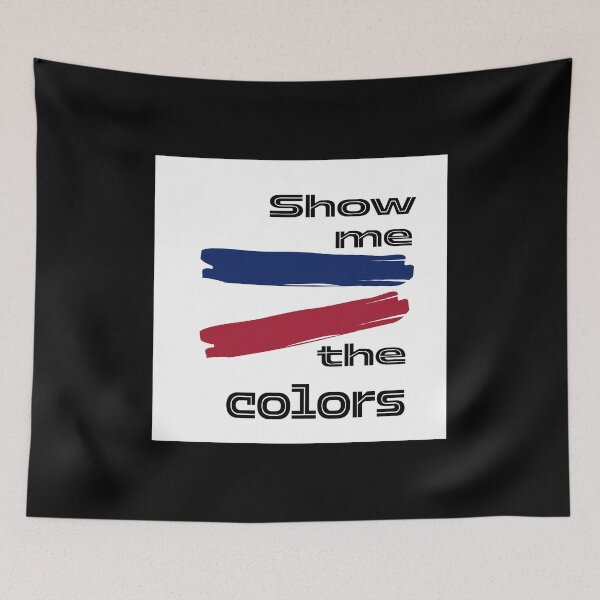 Item preview, Show me the colors blue and red designed and sold by RemieJames.