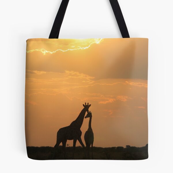 Item preview, Giraffe Silhouette - Golden Beauty designed and sold by LivingWild.