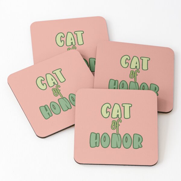 Item preview, Cat of Honor, Wedding Rehearsal, Retro Wedding designed and sold by DiensDesign.
