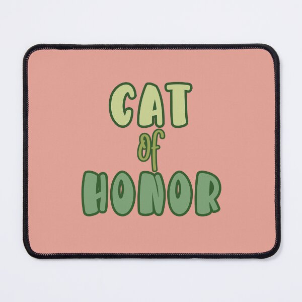 Item preview, Cat of Honor, Wedding Rehearsal, Retro Wedding designed and sold by DiensDesign.