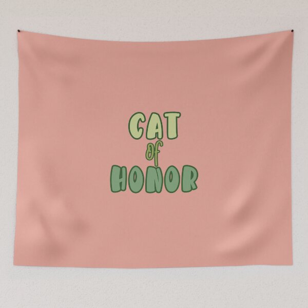 Item preview, Cat of Honor, Wedding Rehearsal, Retro Wedding designed and sold by DiensDesign.