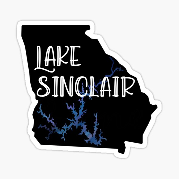 Item preview, Lake Sinclair in Georgia designed and sold by DRHArtistry.