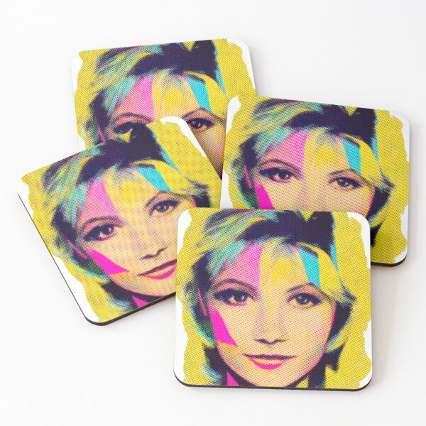 Item preview, Olivia Newton John in a pop art illustration designed and sold by artofbelletz.