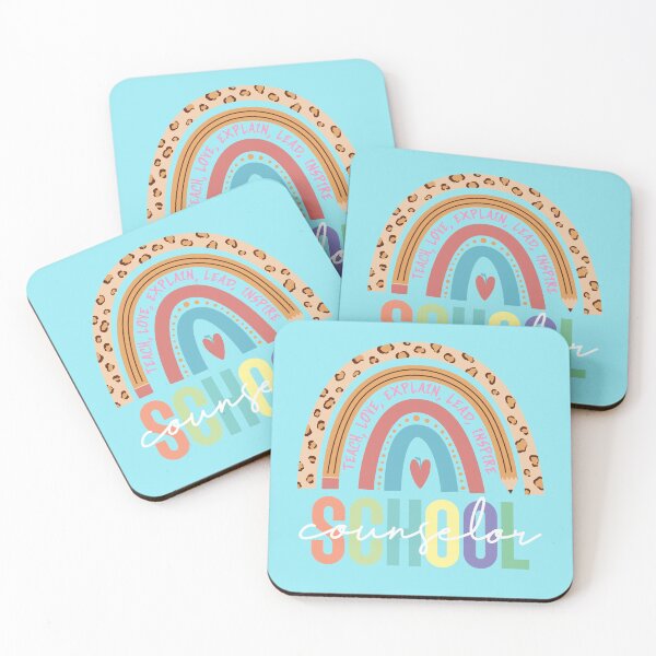 Item preview, School Counselor Rainbow Heart Appreciation designed and sold by MrEddie10.