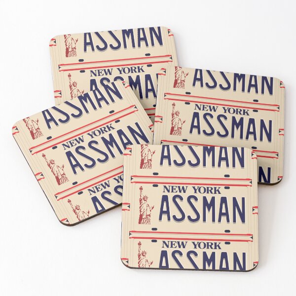 Item preview, Assman License Plate from Classic 90's TV Sitcom designed and sold by flashoverstudio.