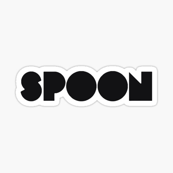 "spoon band classic logo" Sticker for Sale by sairasbee Redbubble