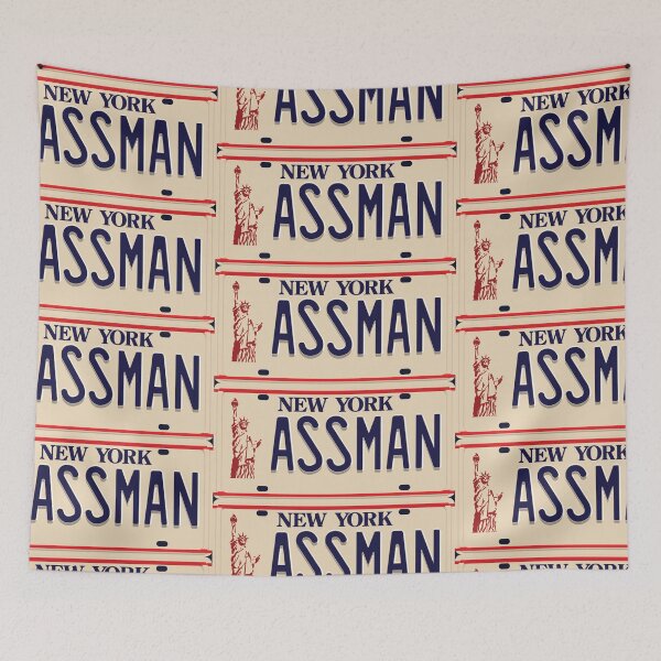 Item preview, Assman License Plate from Classic 90's TV Sitcom designed and sold by flashoverstudio.