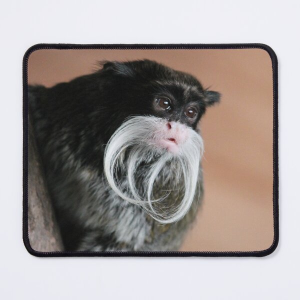 Item preview, Emperor Tamarin monkey from the Amazon jungle with white moustache designed and sold by cheekylorns.