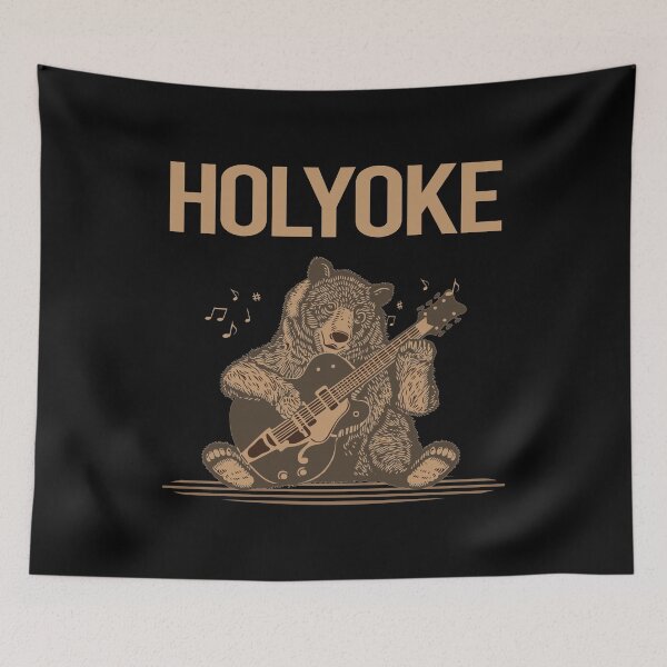 Item preview, Bear With Guitar Holyoke designed and sold by hurseslossb.