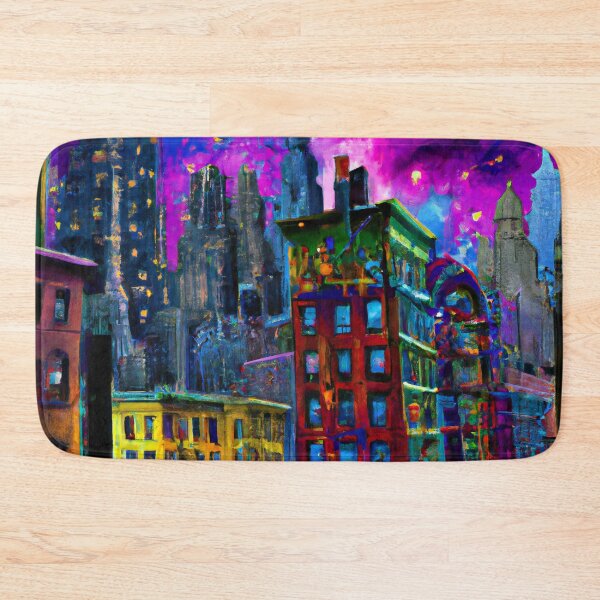 Item preview, New York City NYC at Night, Fantasy Art designed and sold by Itaya Art.