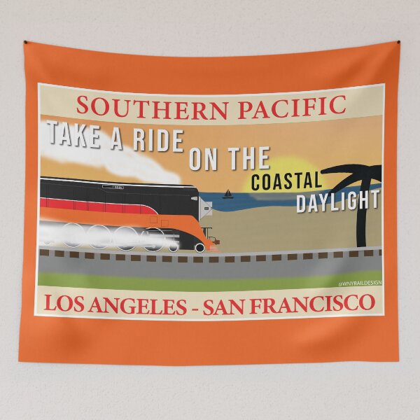 Item preview, Southern Pacific Daylight Advertisement Poster designed and sold by WNYRailDesign.