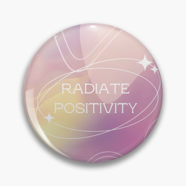 Item preview, "radiate positivity" affirmation designed and sold by haleyjournals.