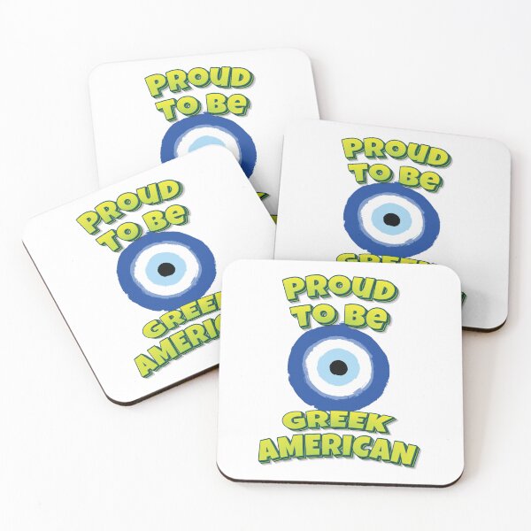 Item preview, Proud To Be Greek American Evil Eye designed and sold by QueensNewYork.
