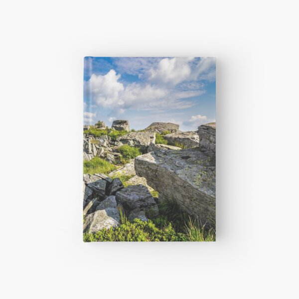 stones on the mountain top Hardcover Journal