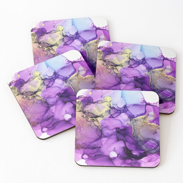 Item preview, Purple Passion Alcohol Ink Art designed and sold by creativewhispers.