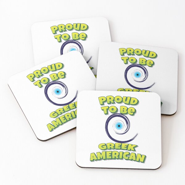 Item preview, Proud To Be Greek American Evil Eye designed and sold by QueensNewYork.