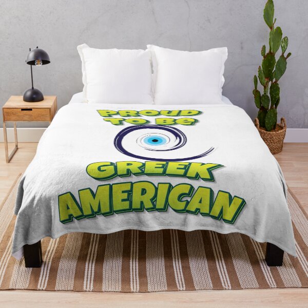 Item preview, Proud To Be Greek American Evil Eye designed and sold by QueensNewYork.