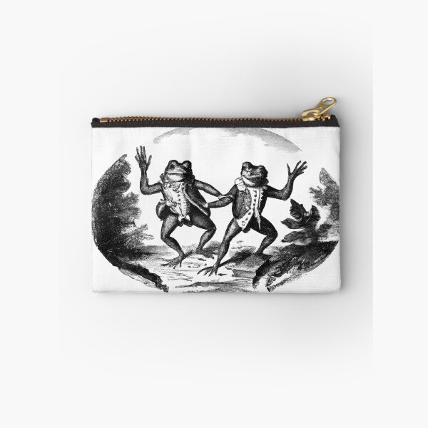 Item preview, Cottagecore Aesthetic Dancing Frogs designed and sold by vectorsauce.