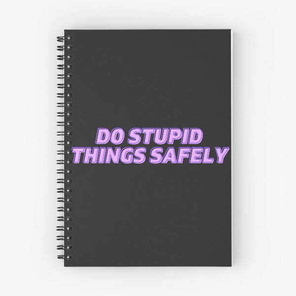 Item preview, Do Stupid Things Safely In Pastel Purple designed and sold by Pink Ribbon.