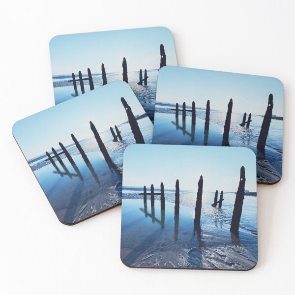 Item preview, beach water calm blue scene at Winchelsea beach UK designed and sold by cheekylorns.
