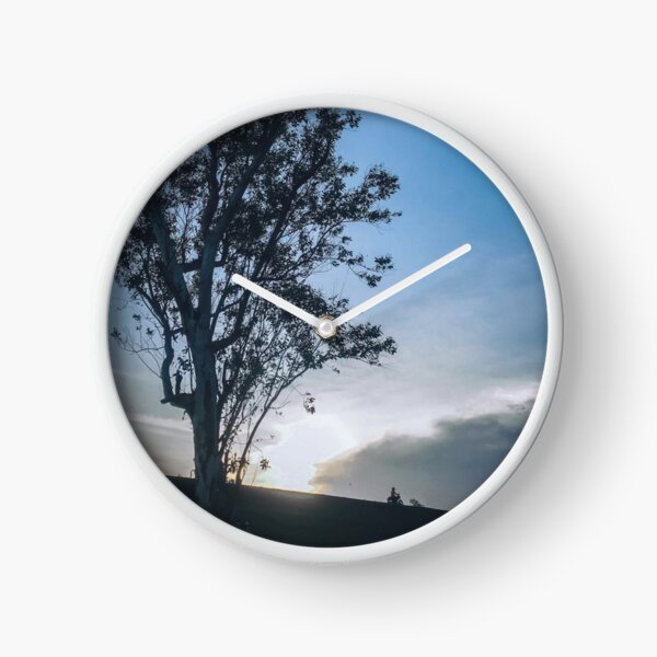 Item preview, sunset evening view with a huge tree designed and sold by NishanthiKG.
