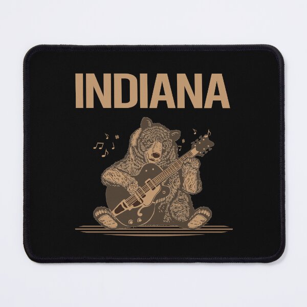 Item preview, Bear With Guitar Indiana designed and sold by hurseslossb.