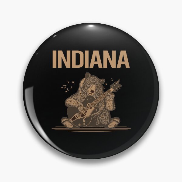 Item preview, Bear With Guitar Indiana designed and sold by hurseslossb.