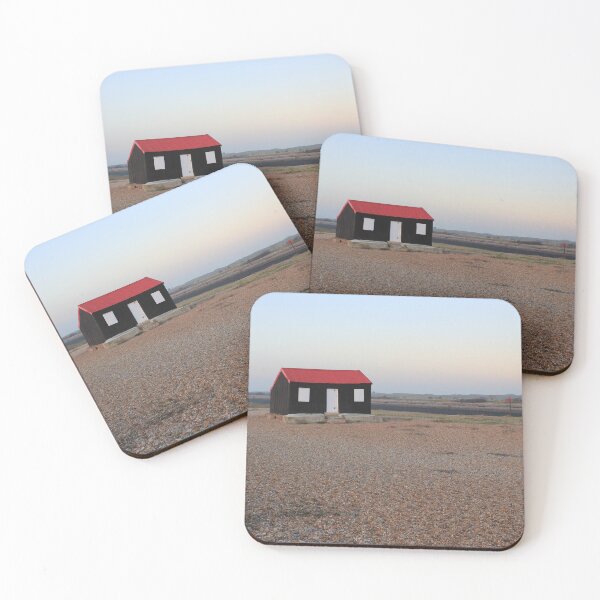 Item preview, winchelsea harbour bay UK red norton hut  designed and sold by cheekylorns.
