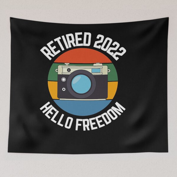 Item preview, RETIRED PHOTOGRAPHER 2022 HELLO FREEDOM CAMERAMAN designed and sold by sobriowslen.