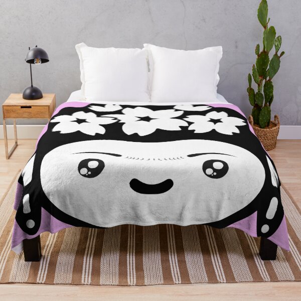 Item preview, Adorable Frida Kahlo Mexican female artist cute kawaii portrait aesthetic lavender decoration designed and sold by T-Mex.