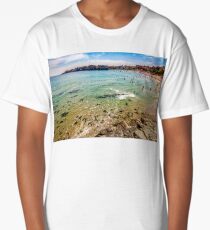 people at the sea beach of Sozopol Long T-Shirt