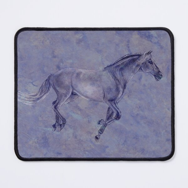Item preview, Galloping horse 3 - purple mottled background designed and sold by SylvieG18.