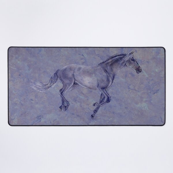 Item preview, Galloping horse 3 - purple mottled background designed and sold by SylvieG18.