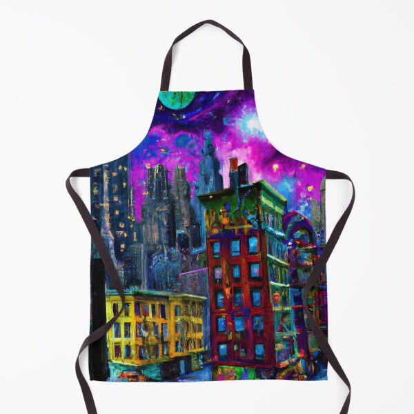 Item preview, New York City NYC at Night, Fantasy Art designed and sold by Itaya Art.