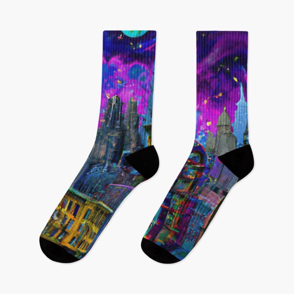 Item preview, New York City NYC at Night, Fantasy Art designed and sold by Itaya Art.