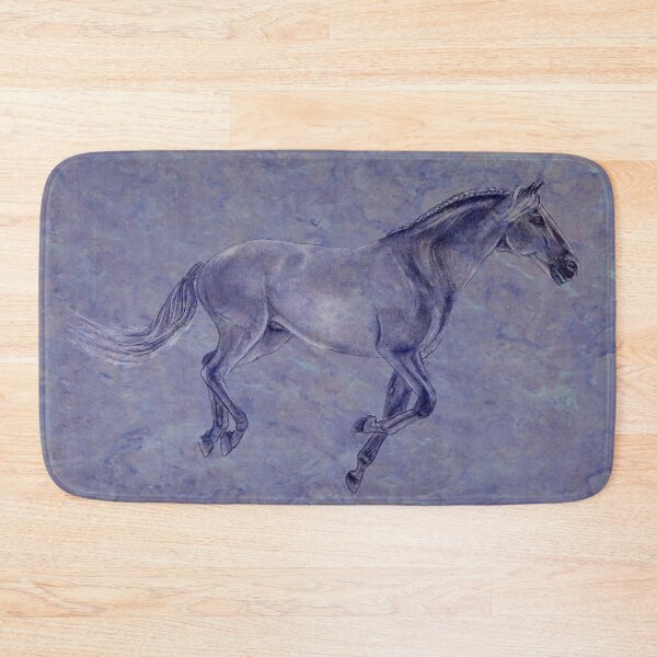 Item preview, Galloping horse 3 - purple mottled background designed and sold by SylvieG18.
