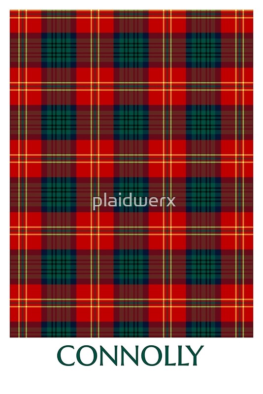 Connolly Family Tartan - 2D T-shirt