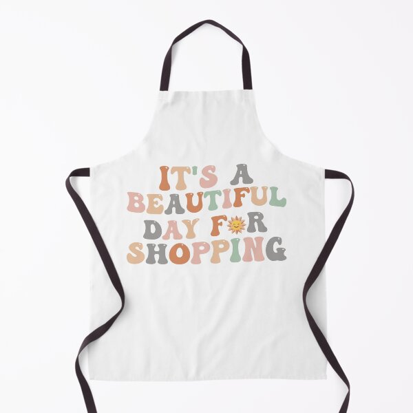 Item preview, it's a beautiful day for shopping funny retro quote T-Shirt designed and sold by kotsdesign.