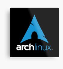 Arch Linux Merchandise Metal Print