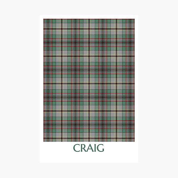 Item preview, Clan Craig Tartan designed and sold by plaidwerx.