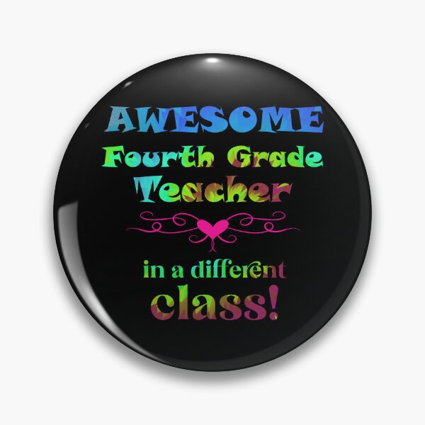 Item preview, AWESOME Fourth Grade Teacher in a different class! designed and sold by captainpeter.