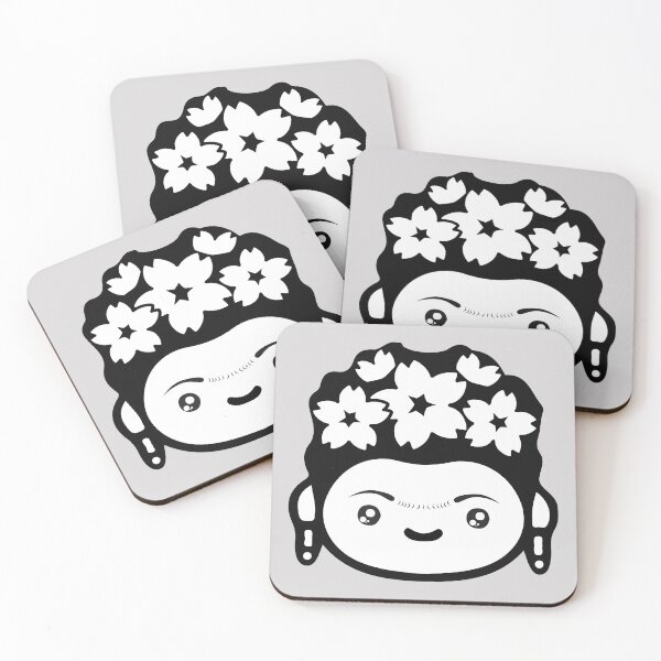 Item preview, Adorable Frida Kahlo Mexican female artist cute kawaii portrait aesthetic decoration designed and sold by T-Mex.