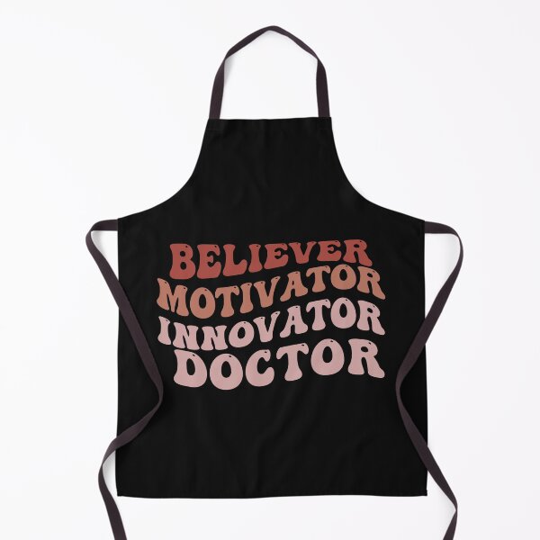 Item preview, BELIEVER MOTIVATOR INNOVATOR DOCTOR designed and sold by kotsdesign.