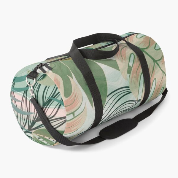 Item preview, green tropical flower leaf pattern designed and sold by Beeroclock.